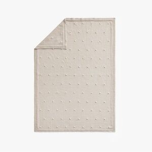 NEW! Pottery Barn Crib / Stroller Blanket 100% cotton knit